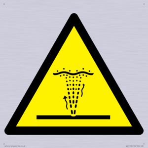 W515 Warning: Geyser (water/air) water jet